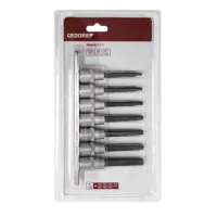 Jogo De Soquete Torx Longo 7 Peças 1/2 - Gedore Red - R62458007