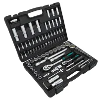 Jogo de Soquetes 1/2" e 1/4" 94 Peças – Stels-1358099