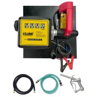 Kit Para Abastecimento De Óleo Diesel, 12V, Com Medidor, 4M De Mangueira E Bico, Vazão 40 L/Min - Vilubri 1115