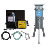Kit Para Abastecimento para Óleo Diesel 220V, Com Medidor, 4M De Mangueira E Bico, Vazão 60 L/Min com Filtro Foguetinho - Vilubri 1206