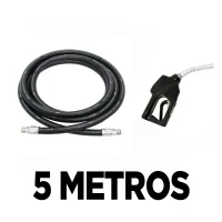 Kit Mangueira de Abastecimento 5M e Bico Automático 3/4" Homologados