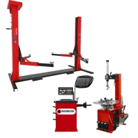 Kit Oficina com Balanceadora, Desmontadora Pneumática e Elevador Automotivo de 2.600Kg - MGfer