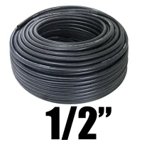 Mangueira Para Ar e Água 1/2 300 PSI Preta - Rubber-130801232100
