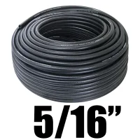 Mangueira Para Ar e Água 5/16 300 PSI Preta - Rubber-130851631100
