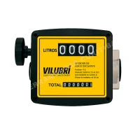 Medidor Mecânico 4 Dígitos para Combustíveis 120LPM - Vilubri