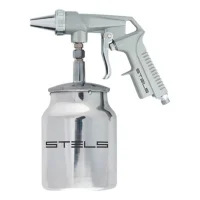 Pistola Jato Areia Sucção 1 Litro Pneumático Tanque Baixo - Stels-5732655