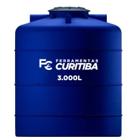 Tanque de Polietileno Azul com Tampa - 3.000 L