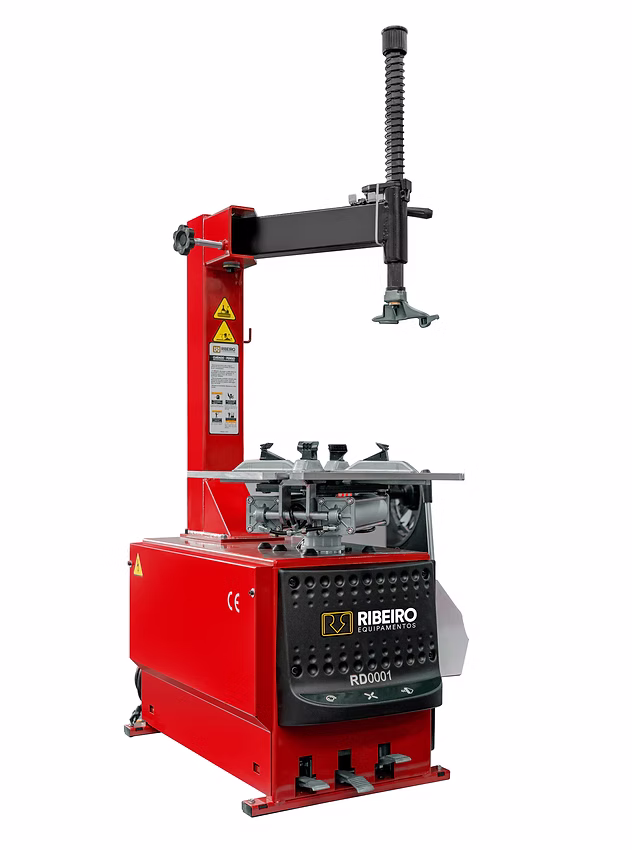 Desmontadora de Pneu Lateral Vermelha até Aro 24 220V Monofásica – Ribeiro-RB10001