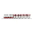 Jogo Soquetes Sextavados 1/2" 10 Peças – MTX-135579
