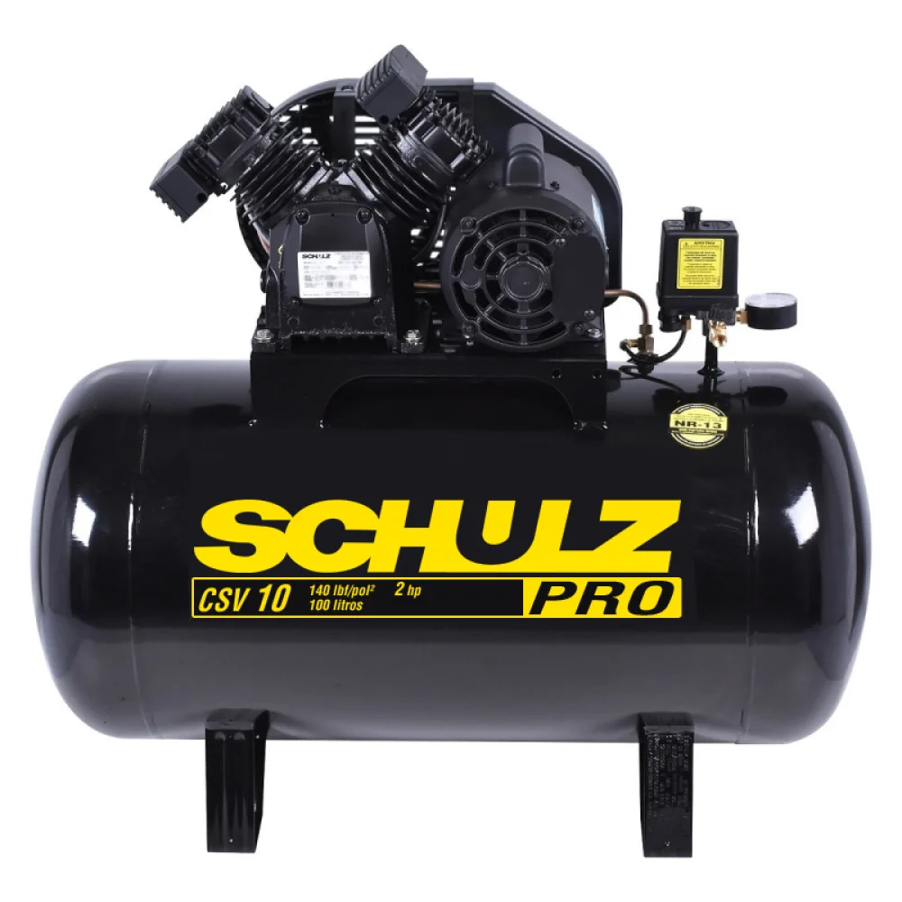 Compressor de Ar 10/100 CSV-10 PRO 220v - Schulz