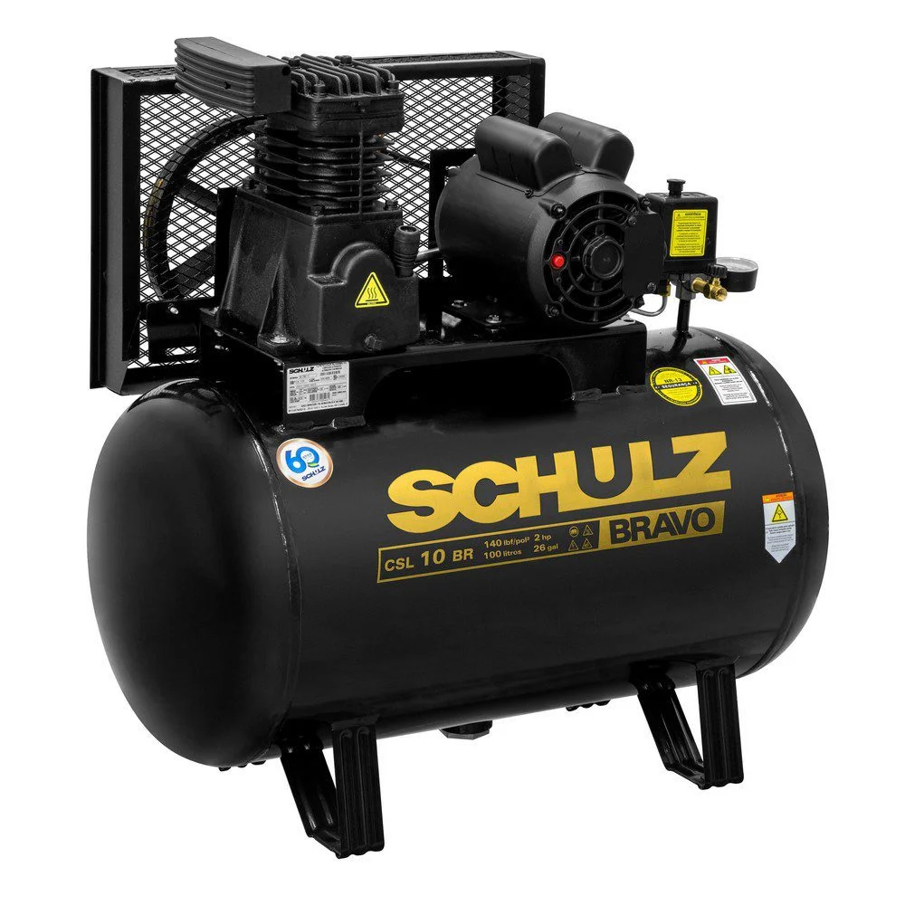 Compressor De Ar Bravo CLS 10 BR 100L - Schulz