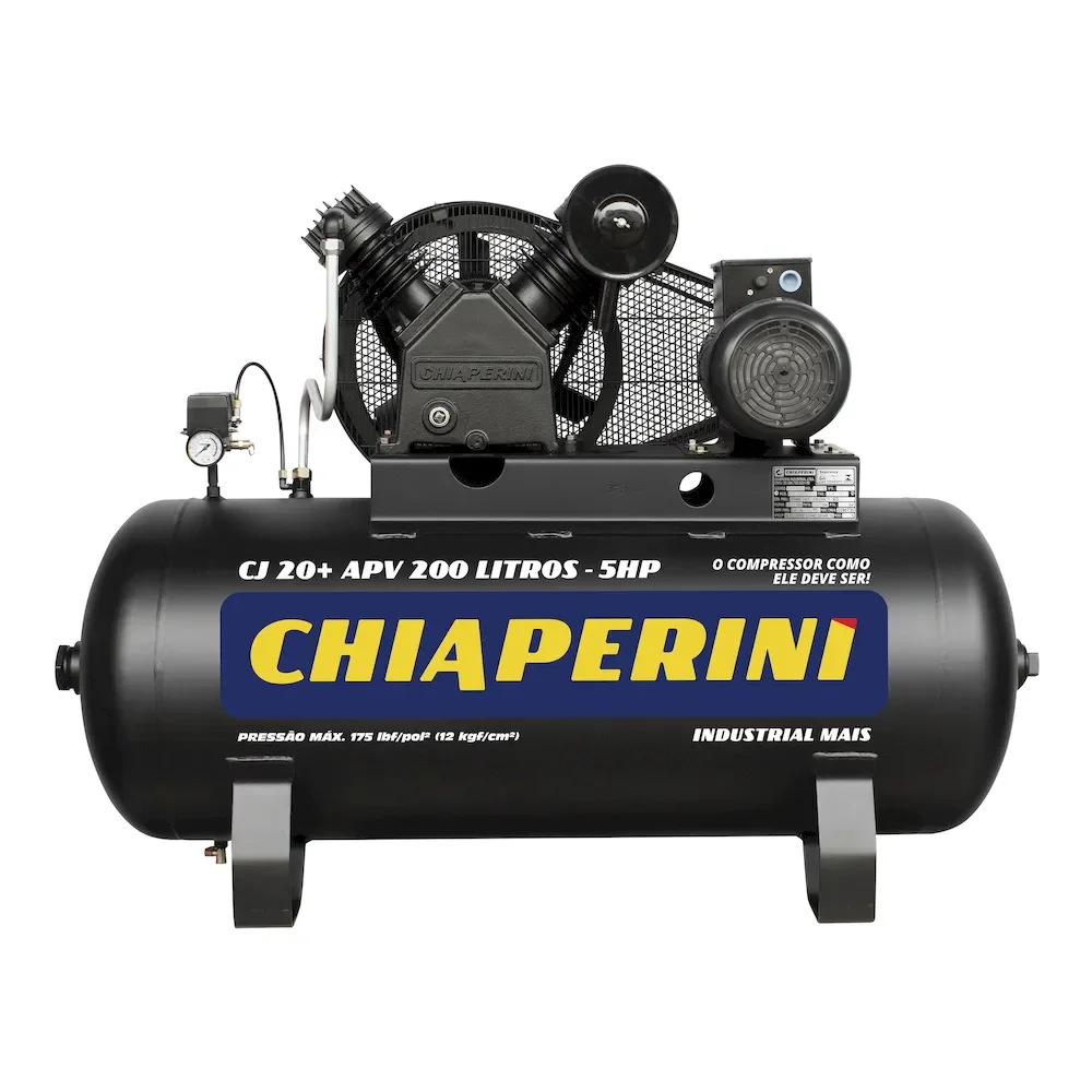 Compressor De Ar CJ 20 + APV  200L Trifásico - Chiaperini