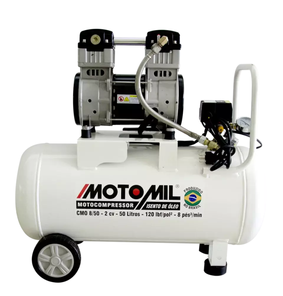 Compressor Odontológico CMO 8/50L 8 pés 220v - Motomil