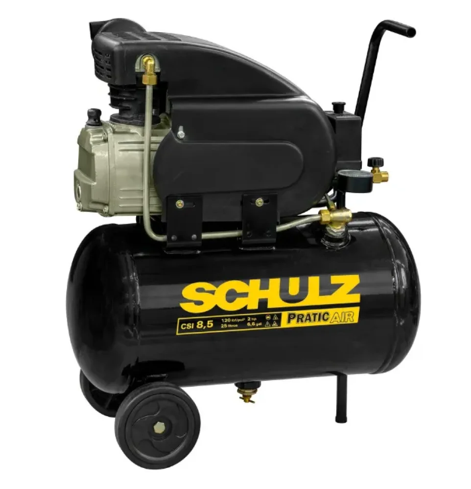 Motocompressor De Ar 8.5 Pés 25L 127v - Schulz