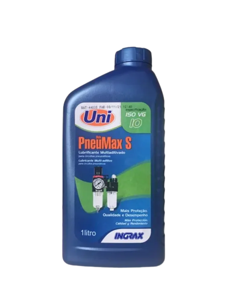 Óleo Lubrificante Para Pneumáticos 1L Pneumax S - Uni