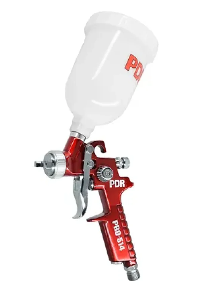 Pistola de Pintura Ar Direto PRO-514 Vermelha Bico 1.0 250ml - PDR