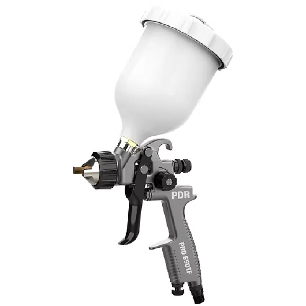 Pistola de Pintura PRO-550TF Preta/Cinza HVLP Bico 1.4 600ml - PDR