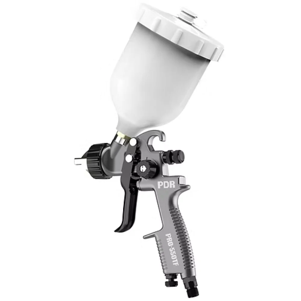 Pistola de Pintura PRO-550TF Preta/Cinza HVLP Bico 1.4 600ml - PDR
