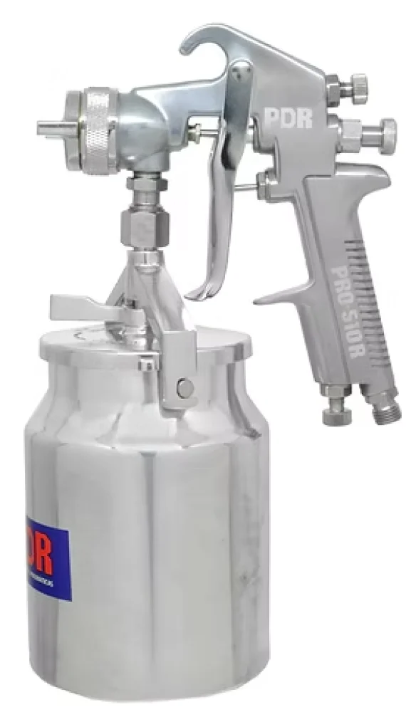Pistola de Pintura Sucção PRO- 510R Bico 1.8 1000ML - PDR