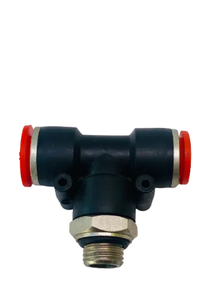 TEE Com Rosca 1/4" Pol. Central Para Mangueira PU - Bel Air