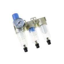 Filtro Regulador Trio Médio Odontológico Mini 3 Peças 1/4" - Fluir