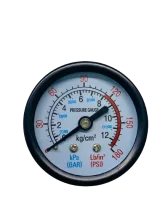 Manômetro Horizontal 180lbs - Chiaperini