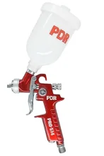Pistola de Pintura Ar Direto PRO-514 Vermelha Bico 1.0 250ml - PDR