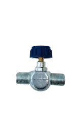 Registro Agulha Macho Rosca de 1/4" x 1/4" - Schweers