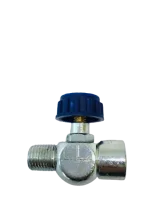 Registro Agulha Macho/Fêmea Rosca 1/4" x 1/4" Pol. - Schweers