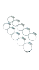 Kit Abraçadeira Regulável 25-38 10 Peças- Haltbar