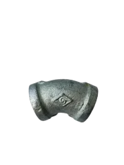 Cotovelo 45º Fêmea Galvanizado