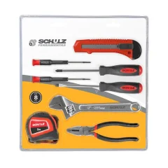 Jogo de Ferramentas Manuais 8 Peças - Schulz Jogo de Ferramentas Manuais 8 Peças - Schulz
