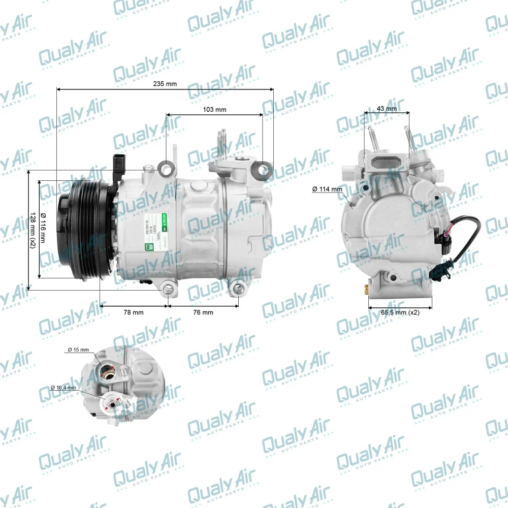 Compressor P/ Ecosport Storm 2.0 Titanium 2.0 2017 2018 2019