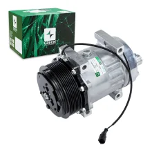 A/C Compressor 7H15 8PK 12V HRZ 12/12 (GREEN)