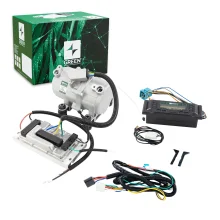 A/C Compressor Elétrico Green GT791 12V c/ Inversor, Comando, Chicote