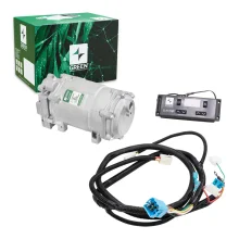 A/C Compressor Elétrico GT920 c/ Inversor, Comando 12V (GRN)