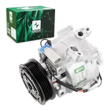 A/C Compressor QS90 5PK 3Fix p/ GM Spin, Onix... 12V (GREEN)