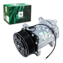 A/C Compressor Universal 7H15 8PK 12V Horizontal 8 Fix (GRN)