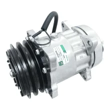 A/C Compressor 7H15 Polia 2A Saida Flex Horizontal 24V (GREEN)