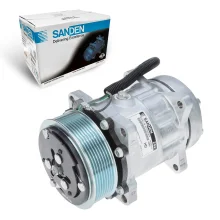 A/C Compressor Universal Sanden 7H15 8PK 24V Flex 8 F (OEM)