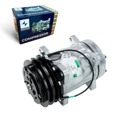 A/C Compressor Universal 7H15 2V 24V Flex 8 Fixações (GRN)