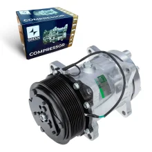 A/C Compressor Universal 7H15 8PK 24V Horizontal 8 Fix (GRN)