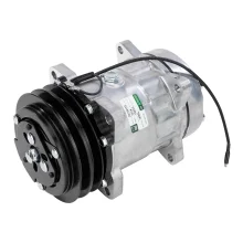 A/C Compressor Universal 7H15 132mm 2V 12V Flex 8 Fix (GRN)