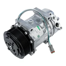 A/C Compressor 7H15 8PK 4Fix para JCB / Scania - 24V (GREEN)