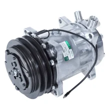 A/C Compressor Universal 7H15 2V 24V Vertical 8 Fix (GREEN)