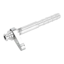 Conexão 06mm Block Fitting Radial Reta Universal (Alumínio)
