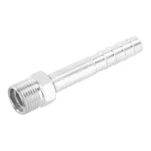 Conexão 08mm Reta Rosca Externa (Alumínio)