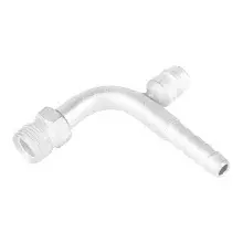 Conexão 08X90 Rosca Externa c/Ventil R134a (Aluminio)
