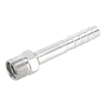 Conexão 08mm Reta Rosca Externa (Alumínio)