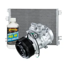 Kit Compressor + Condensador + Óleo p/ VW Constellation 2006...2017